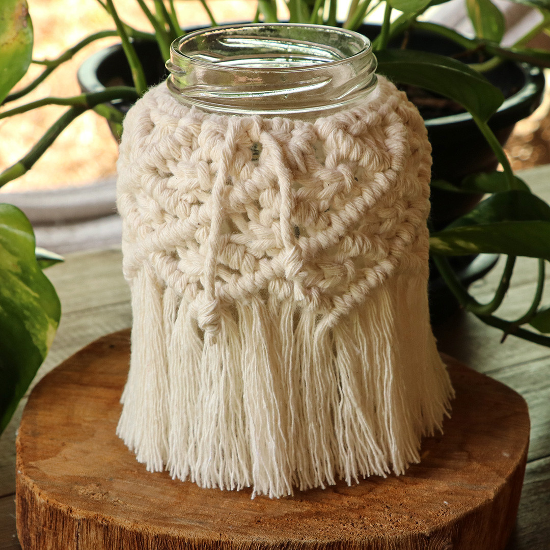 pote de vidro macrame,vidro decorado macrame,capa vidro macrame,pote de vidro decorado2.jpg