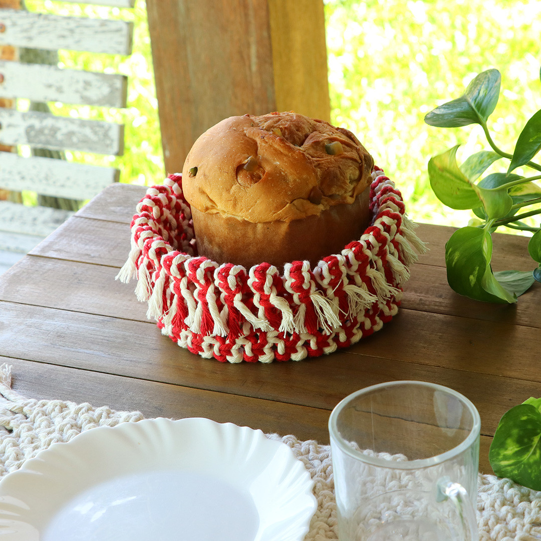 Cesto porta panetone de macrame,cesta macrame,cesto macrame,porta panetone macrame, tutorial passo a passo.jpg