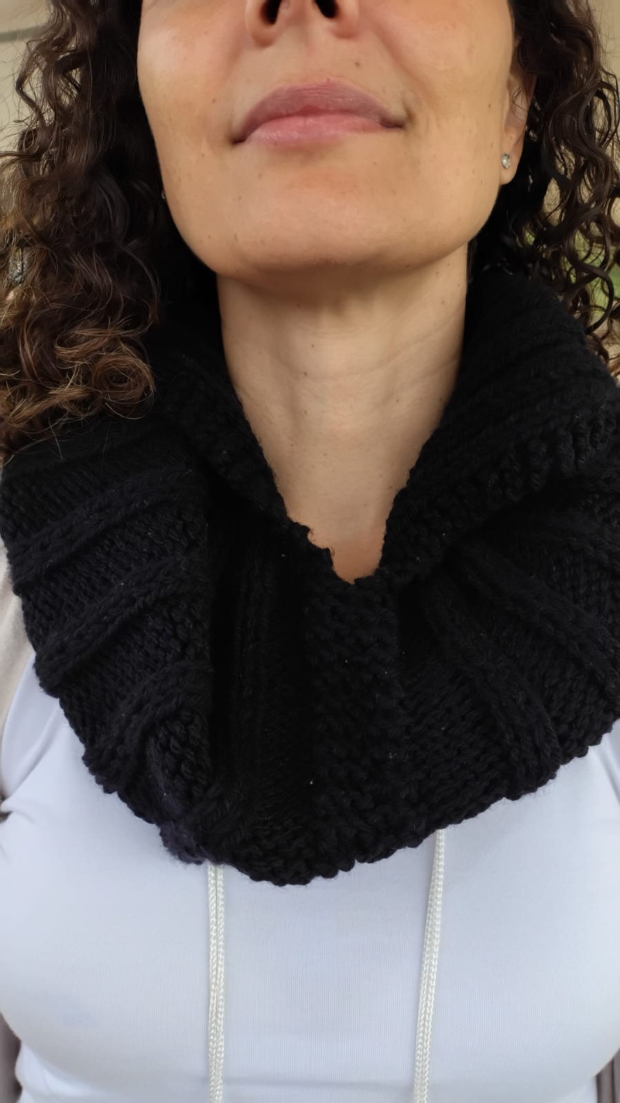 Gola em tricô- feito por Biguaçu