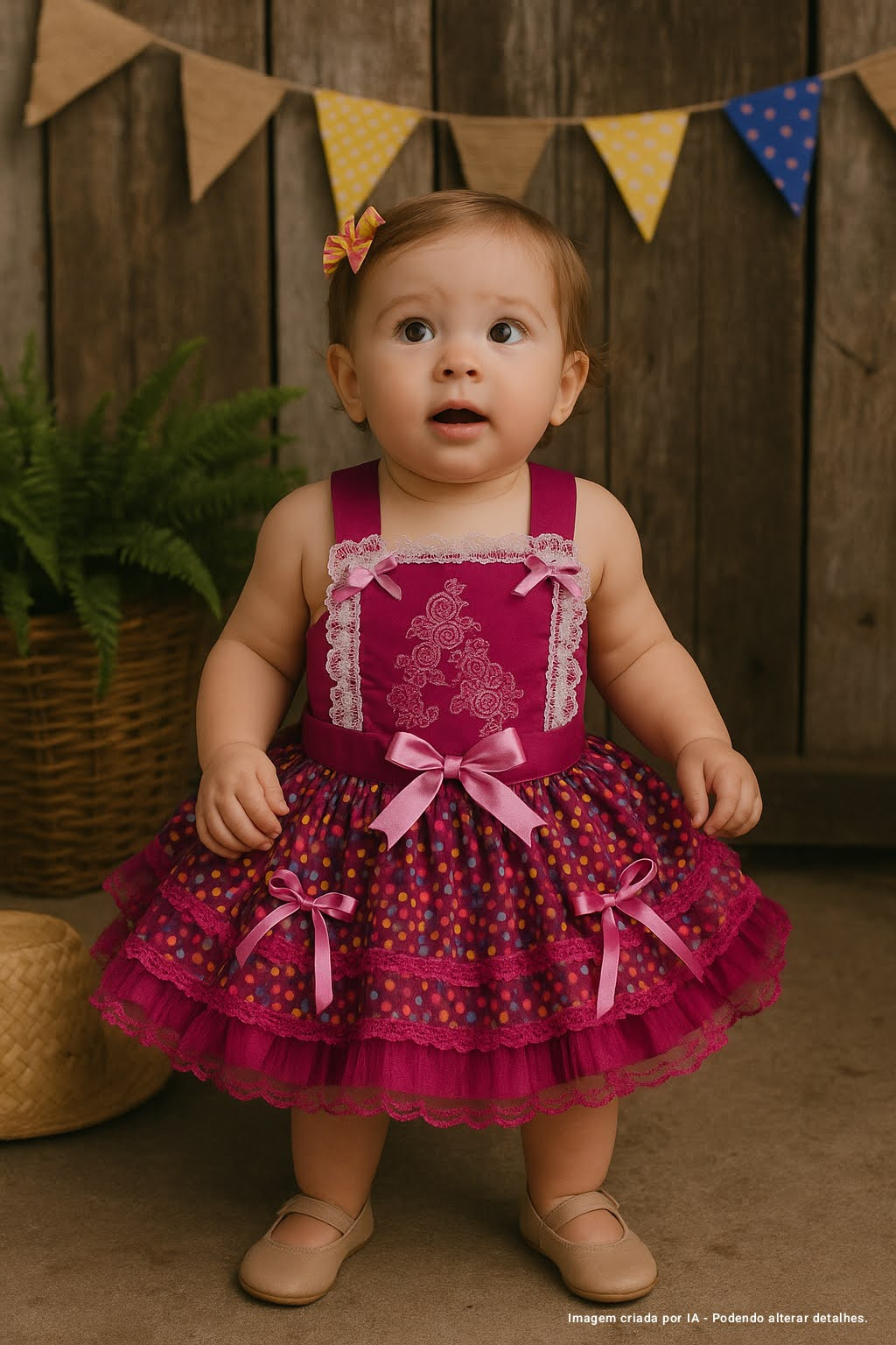 vestido de festa junina infantil-feito por biguaçu