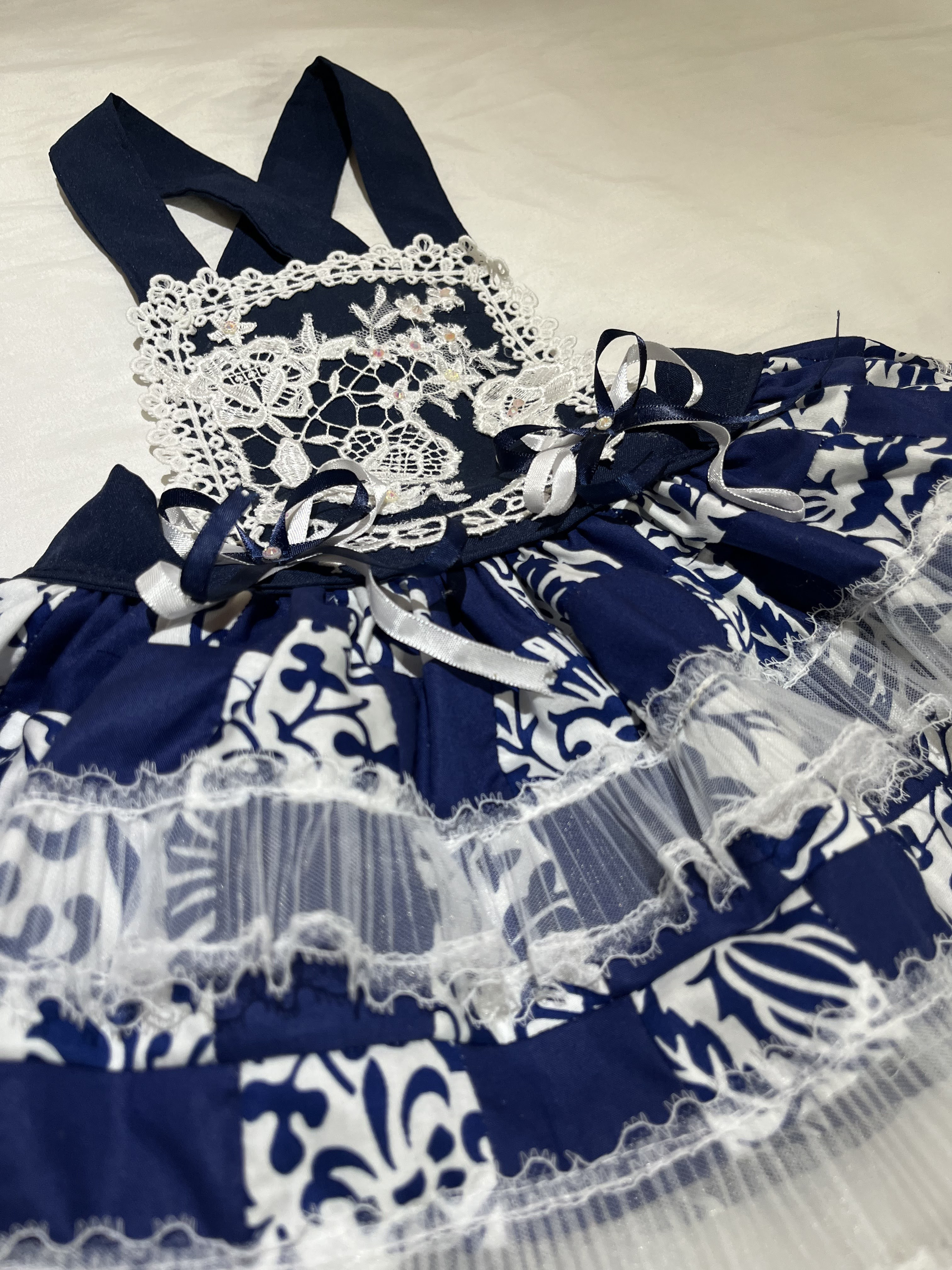 Vestido de Festa Junina-Feito por Biguaçu