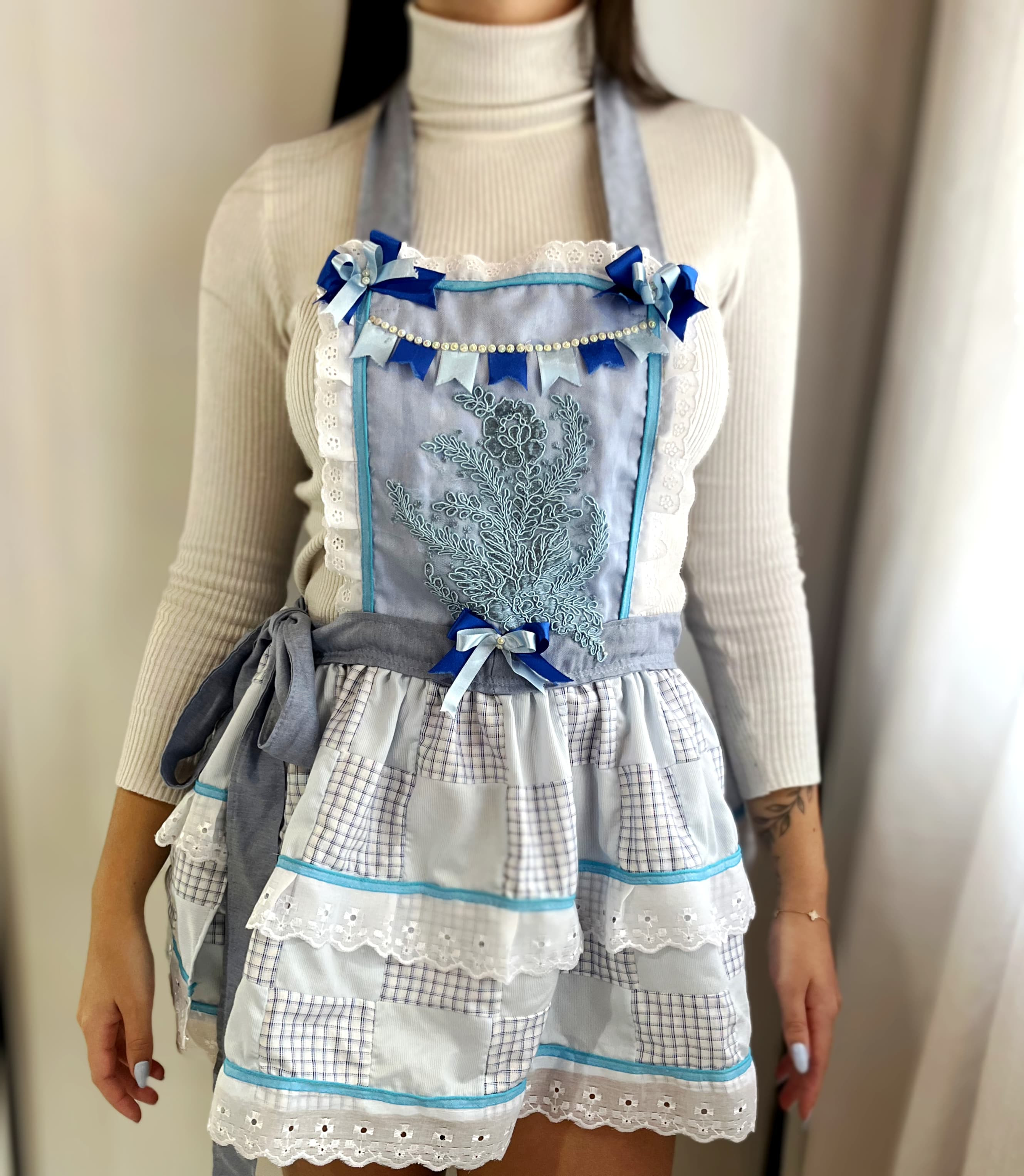Vestido junino adulto-Feito por Biguaçu