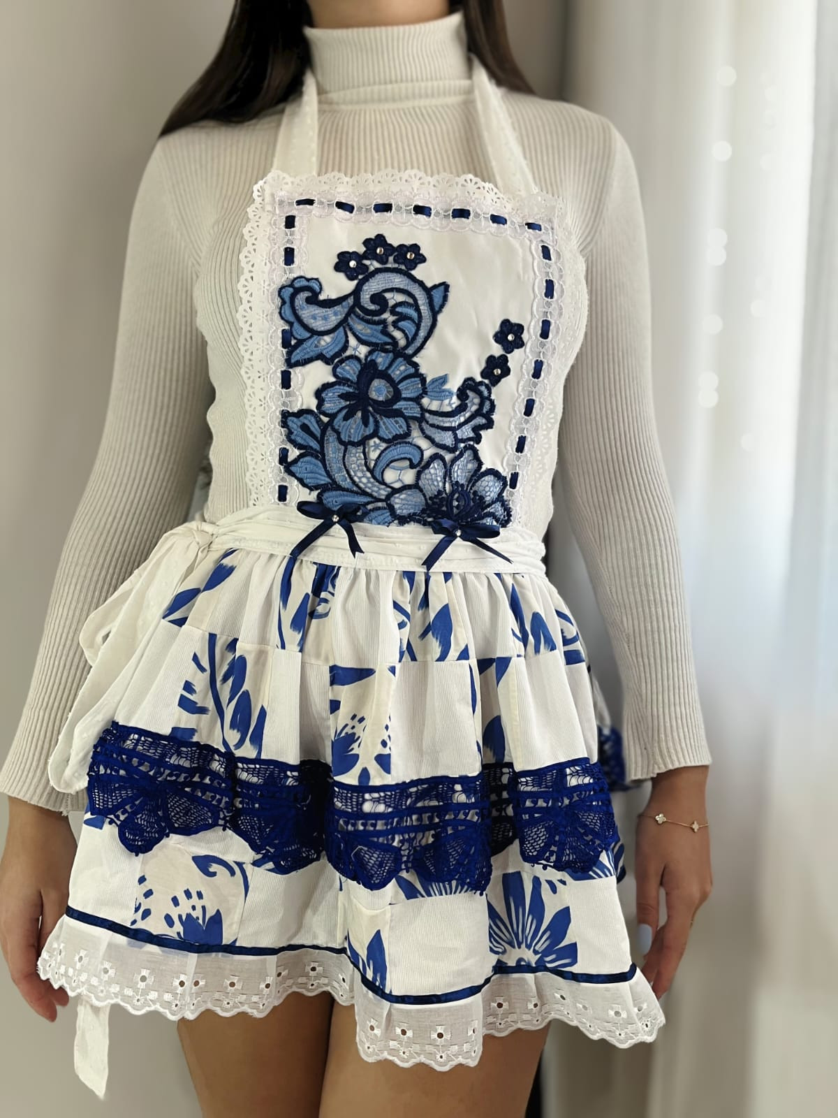 Vestido junino adulto-feito por biguaçu