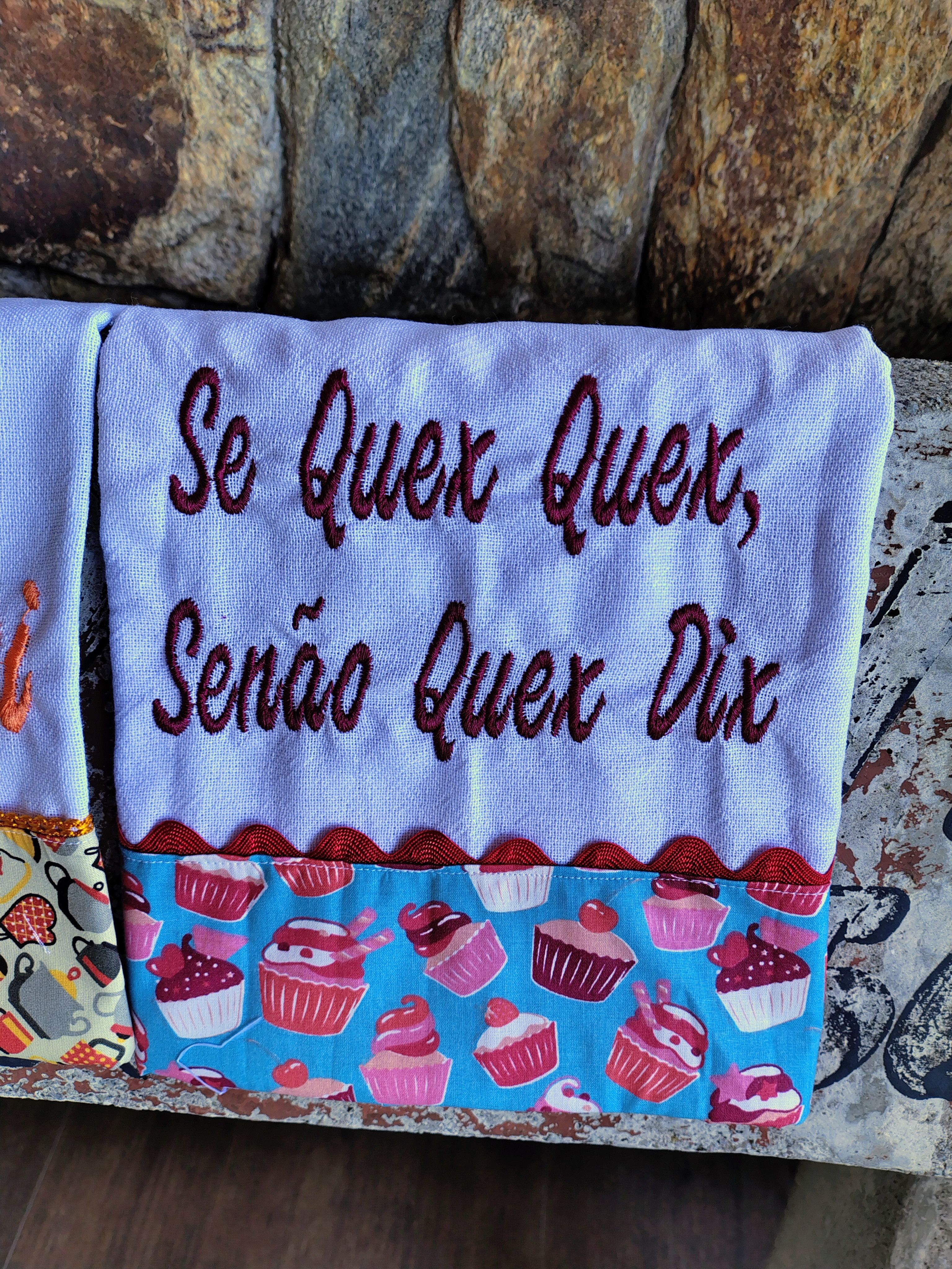 Toalhinha manezinha feito por Biguaçu