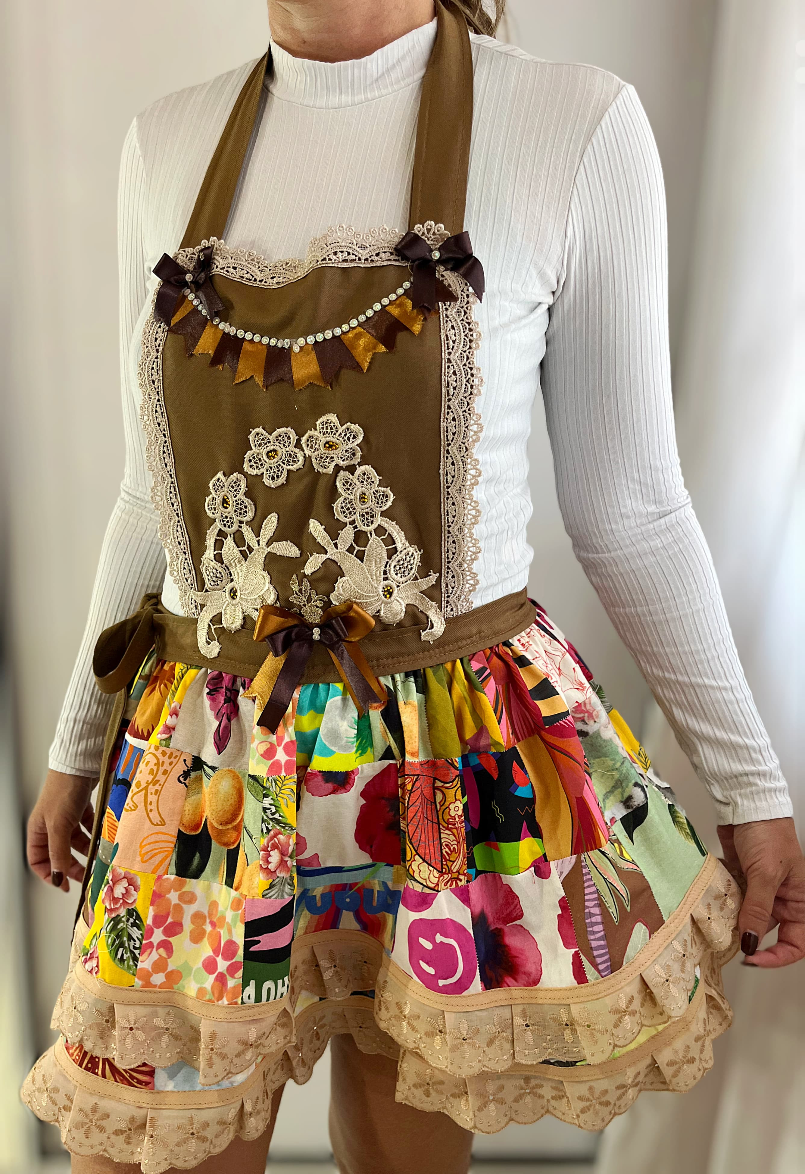 vestido junino adulto - Feito por Biguaçu