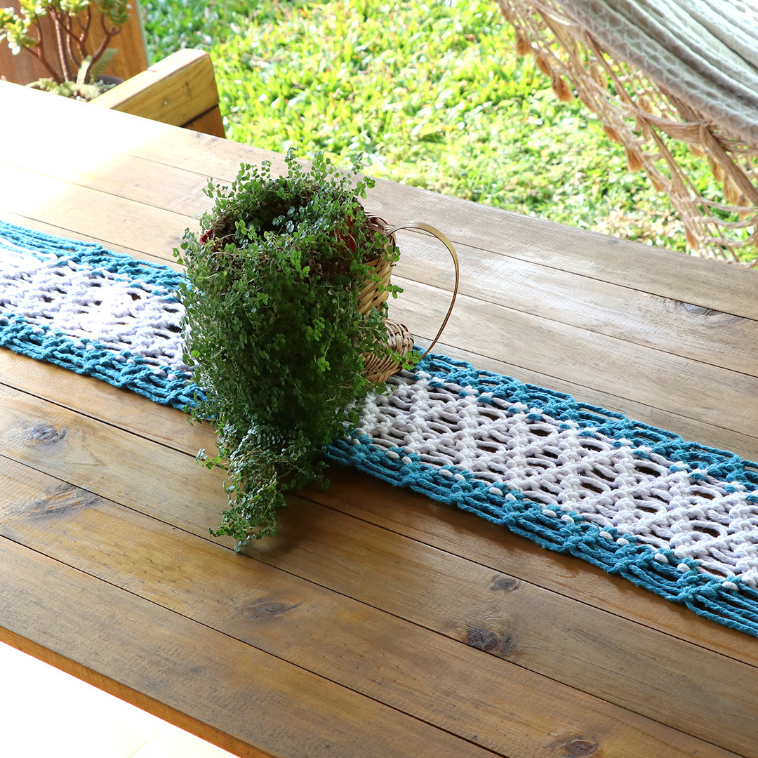 Caminho de mesa,centro de mesa em macrame tutorial passo a passo.jpg
