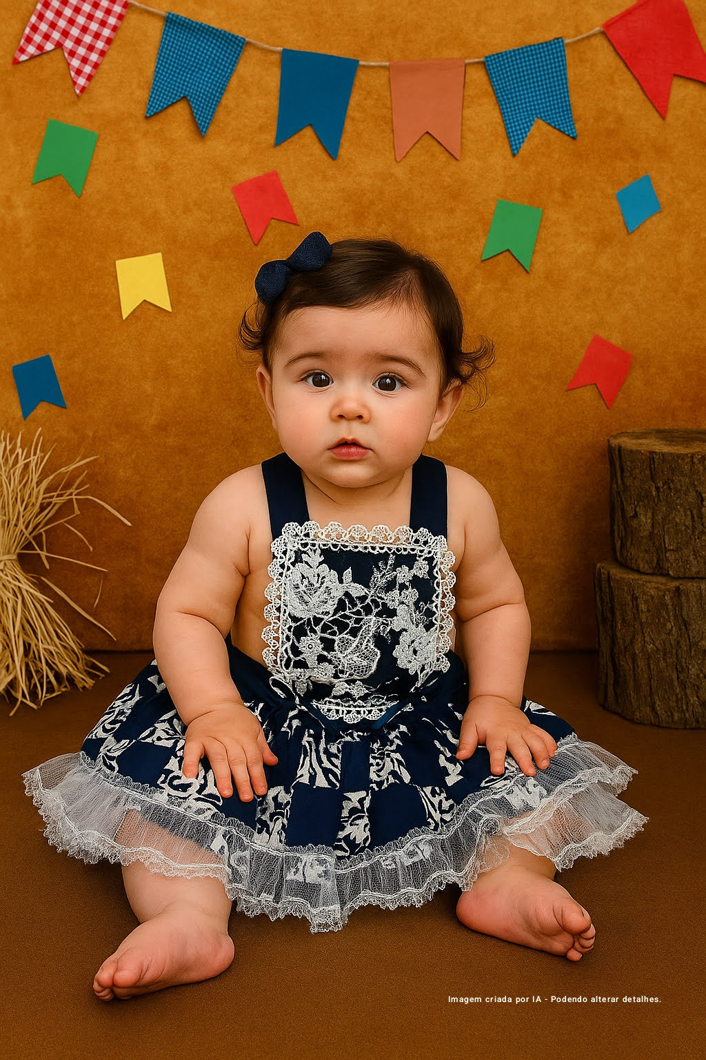 Vestido de Festa Junina-Feito por Biguaçu